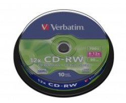 VERBATIM CD-RW cake 10szt